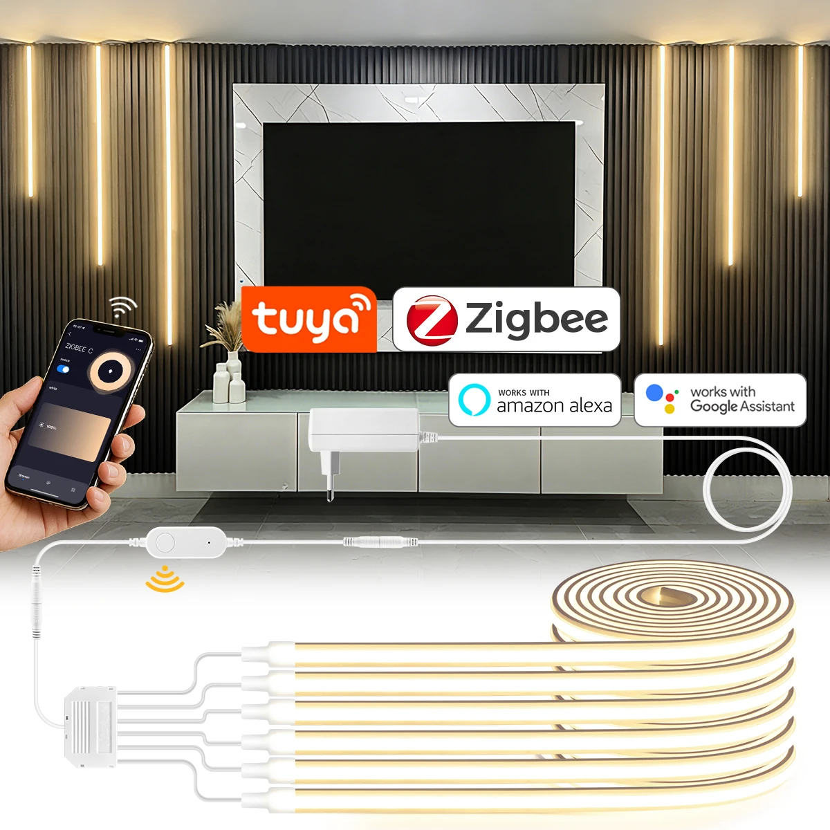Zigbee Coordinator Stick - 투야 스마트 라이프 앱 제어 지그비