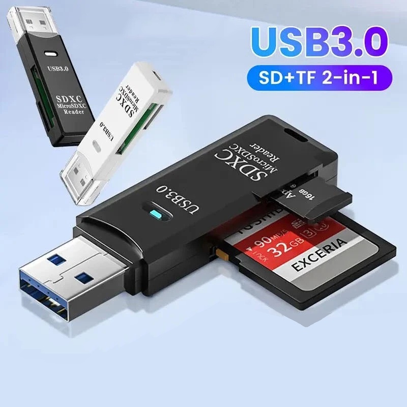 Home Assistant Sd - 2-In-1 다기능 USB 카드 리더기 마이크로
