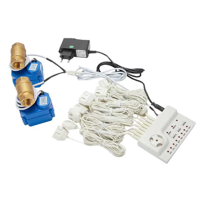 Water Leak Detector Wired - HIDAKA WLD-806(DN20*2pcs)US EU 어댑터 와이어 하우스