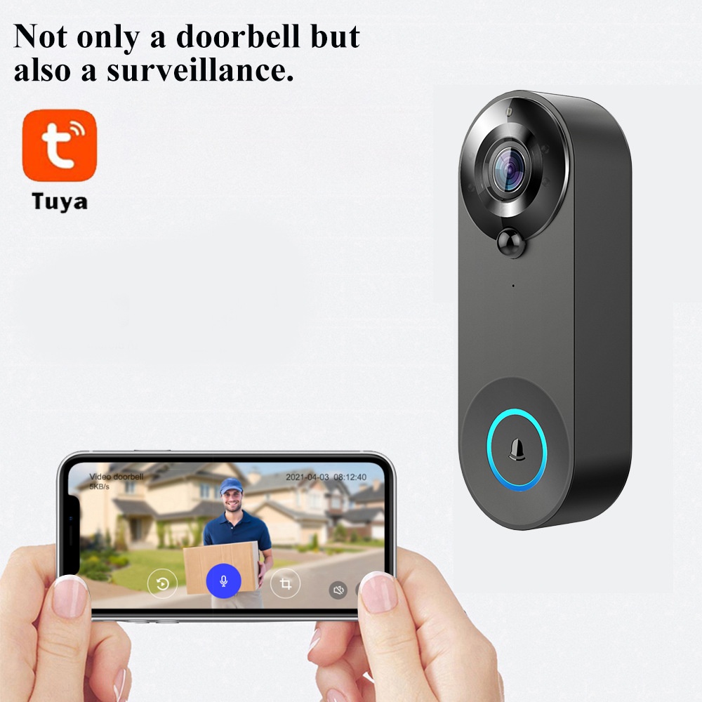 Tuya 1080P 무선 WIFI 초인종 비디오 인터콤 - Smart Doorbell Wired 리뷰 및 가격