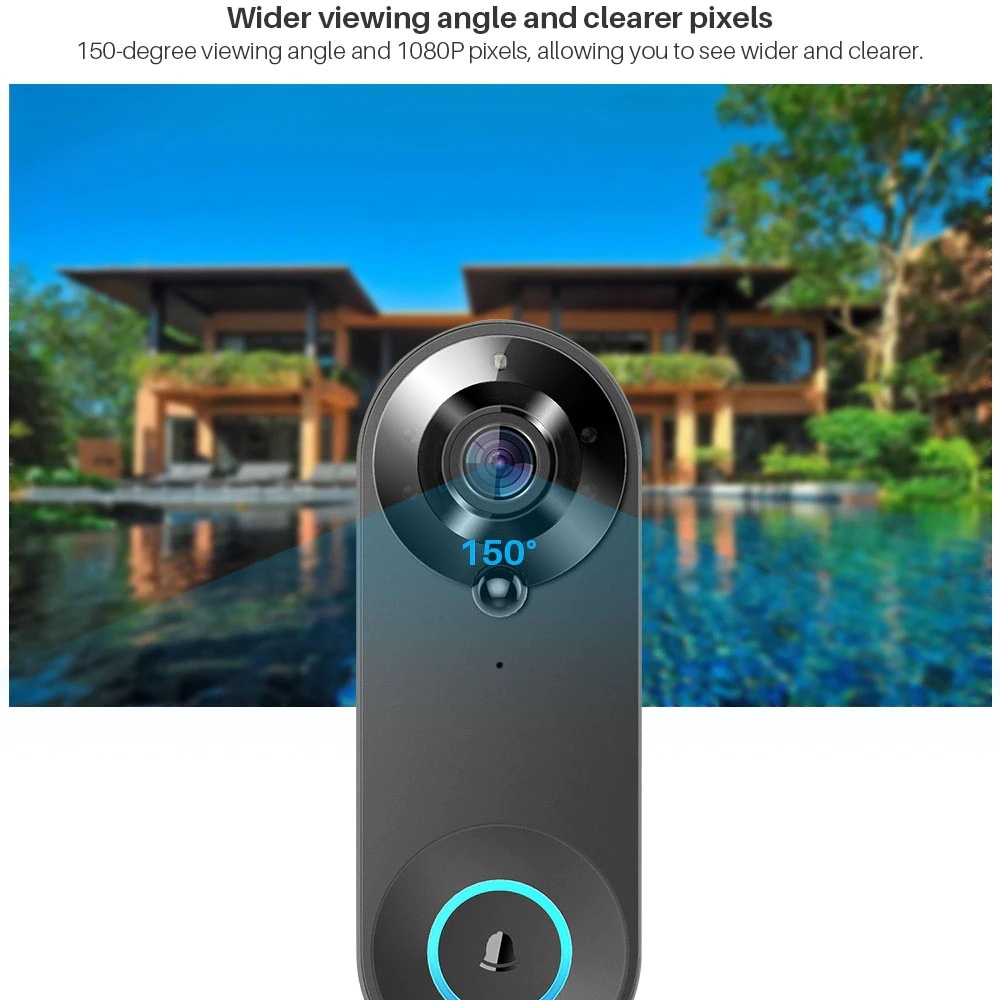 Tuya 1080P 무선 WIFI 초인종 비디오 인터콤 - Smart Doorbell Wired 리뷰 및 가격