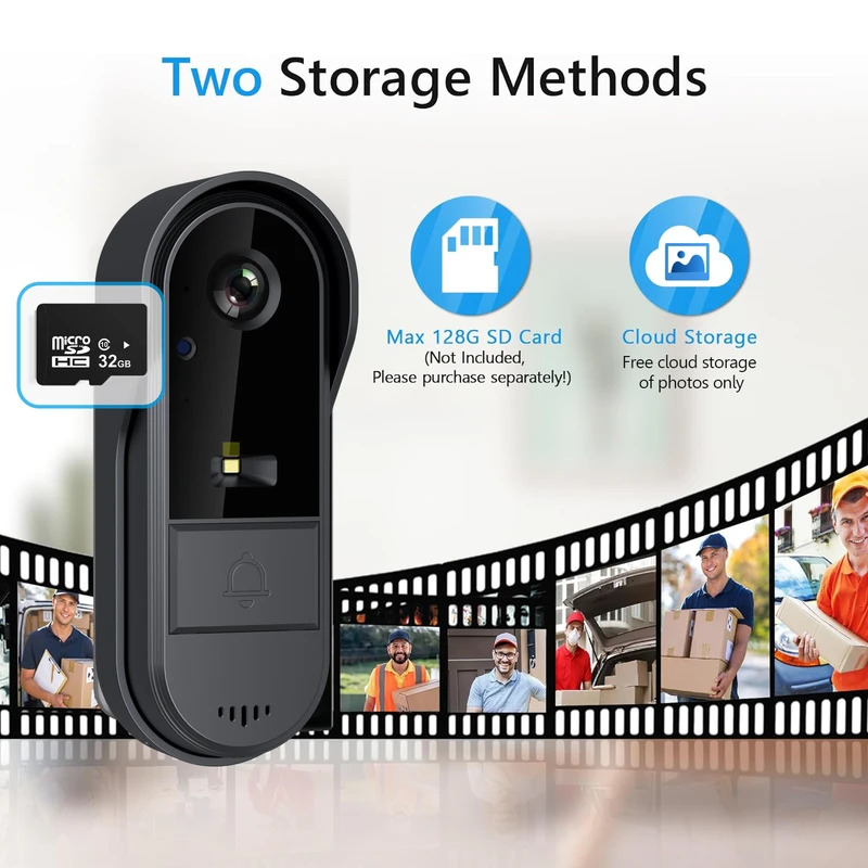 Tuya WiFi 도어벨 양방향 HD 1080P, mi - Smart Doorbell Wired 리뷰 및 가격