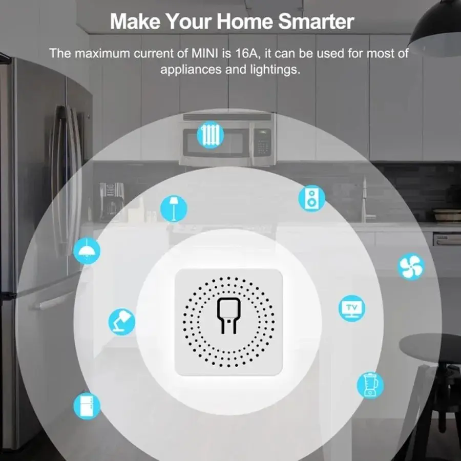 RF433MHz 16A 미니 스마트 릴레이 수신기 스위 - Diy Home Automation System 리뷰 및 가격