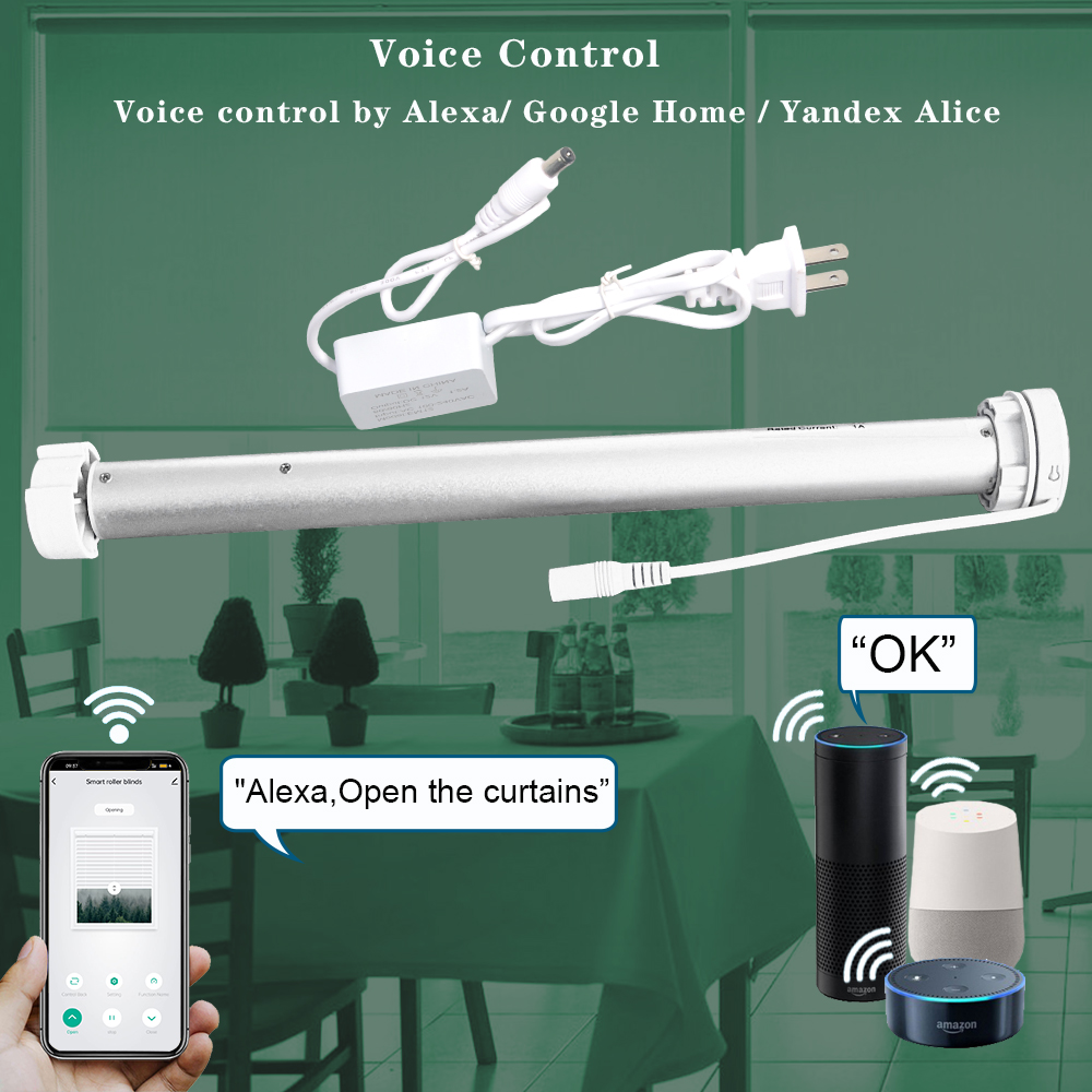 투야 와이파이 미니 전동 롤러 블라인드 모터 스마트 라 - Home Automation Technology 리뷰 및 가격