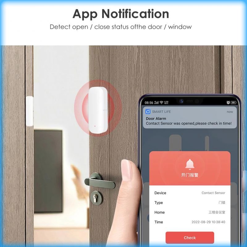 Tuya Wi-Fi 스마트 도어 및 창문 센서(자기 스 - Home Automation Technology 리뷰 및 가격