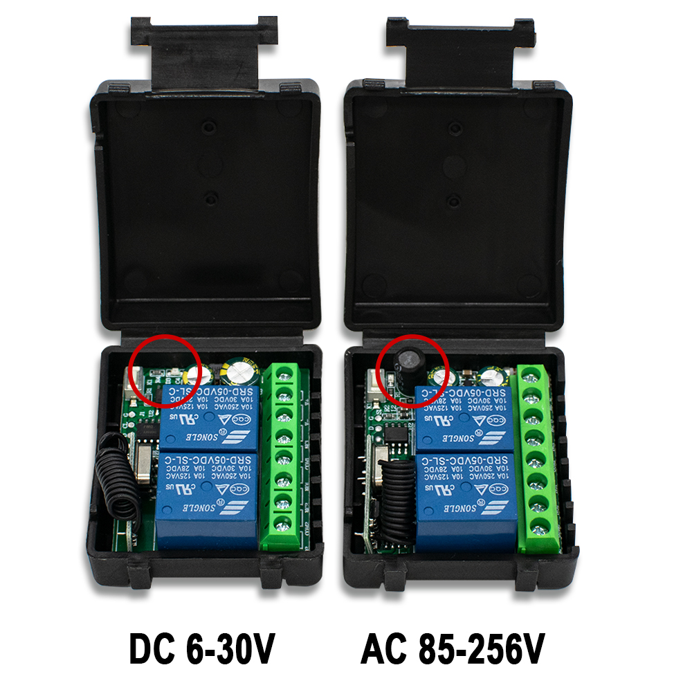 1~10개 2채널 433MHz RF 원격 제어 및 DC - 433Mhz Receiver Module 리뷰 및 가격