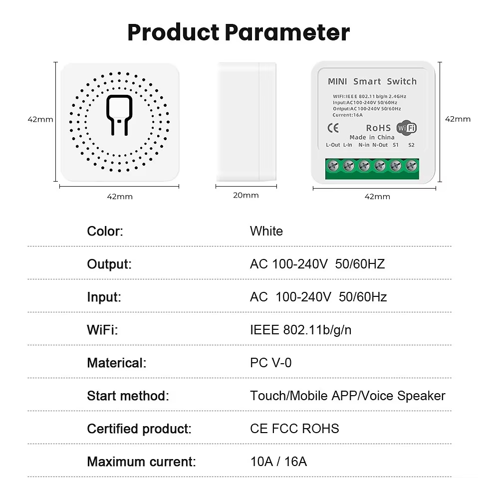 미니 16A WiFi 스위치 스마트 라이프 앱 2방향  - Home Automation Technology 리뷰 및 가격