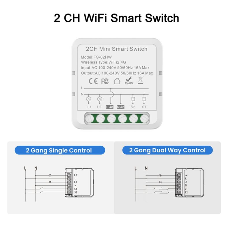 ABJI-Tuya 스마트 와이파이 스위치, Alexa, - Home Automation Diy Projects 리뷰 및 가격