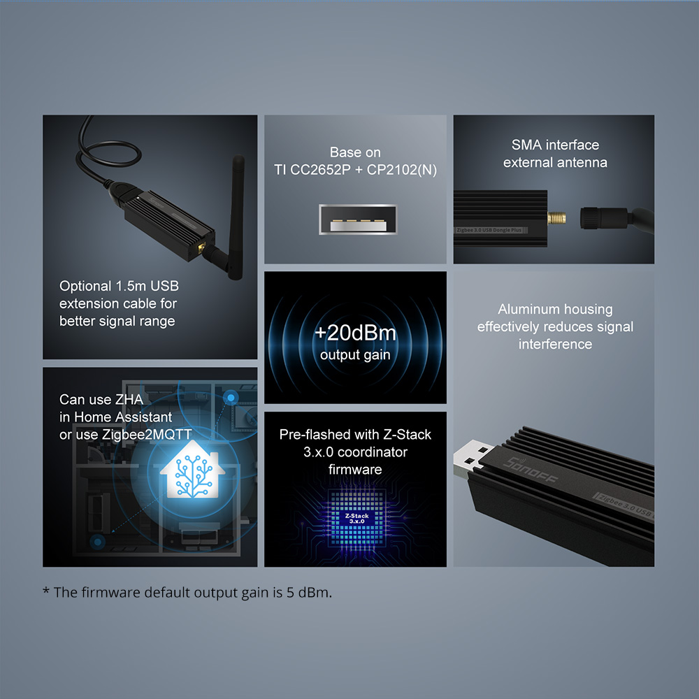 SONOFF 지그비 게이트웨이 3.0 ZBDongle- - Matter Hub Thread 리뷰 및 가격
