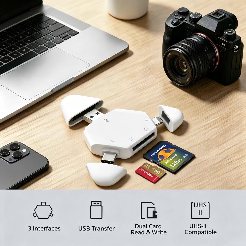 3 in 1 메모리 카드 리더기 (삼각형 자석 캡 포함 - Home Assistant Sd 리뷰 및 가격
