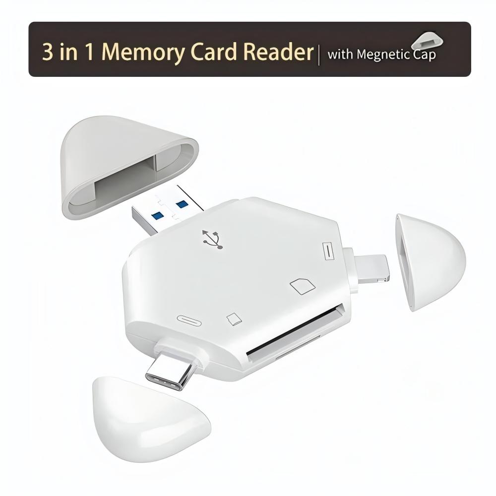 3 in 1 메모리 카드 리더기 (삼각형 자석 캡 포함 - Home Assistant Sd 리뷰 및 가격