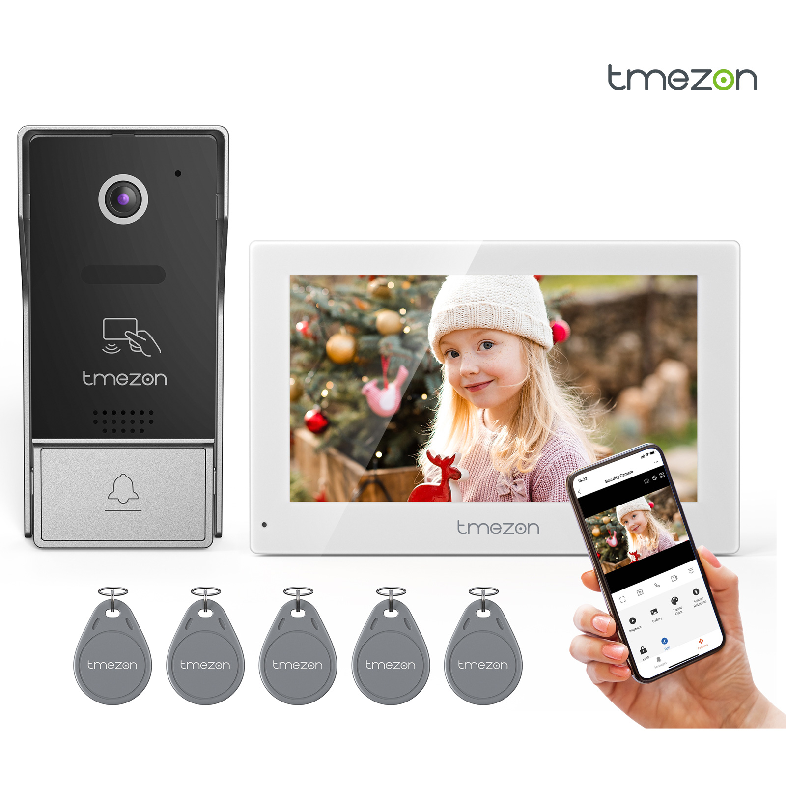 7인치 투야 1080P 무선 와이파이 스마트 비디오 도 - Smart Doorbell Wired 리뷰 및 가격