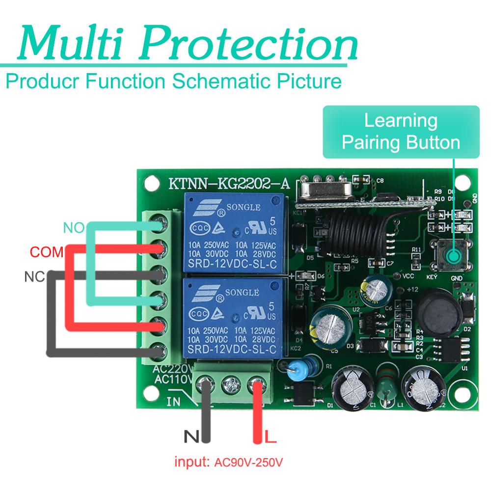 433 Mhz 범용 무선 원격 제어 스위치, AC 22 - 433Mhz Receiver Module 리뷰 및 가격