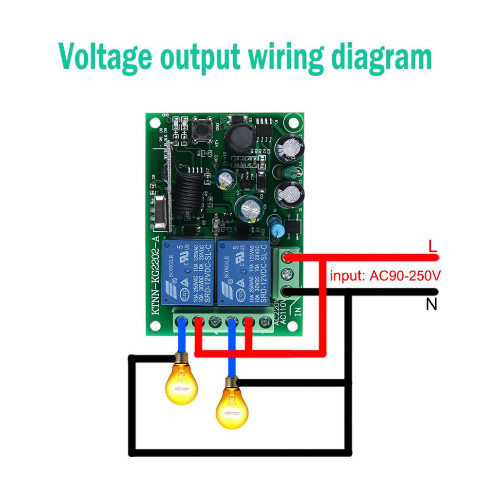 433 Mhz 범용 무선 원격 제어 스위치, AC 22 - 433Mhz Receiver Module 리뷰 및 가격