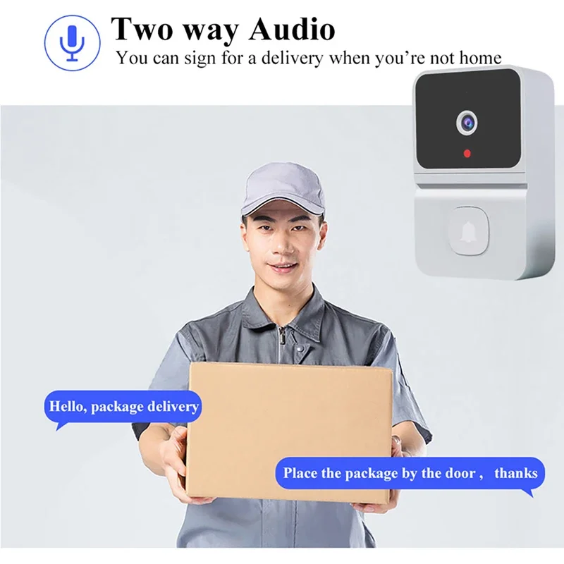 무선 스마트 비주얼 초인종 양방향 인터콤 적외선 야간  - Smart Doorbell Wired 리뷰 및 가격