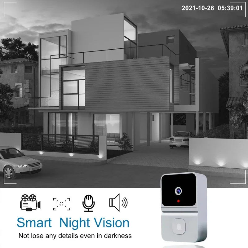 무선 스마트 비주얼 초인종 양방향 인터콤 적외선 야간  - Smart Doorbell Wired 리뷰 및 가격