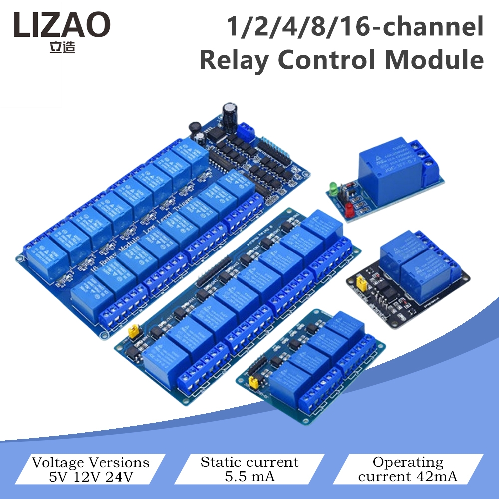 5V/12V/24V 1/2/4/8/16 채널 릴레이 제 - Home Automation Diy Projects 리뷰 및 가격