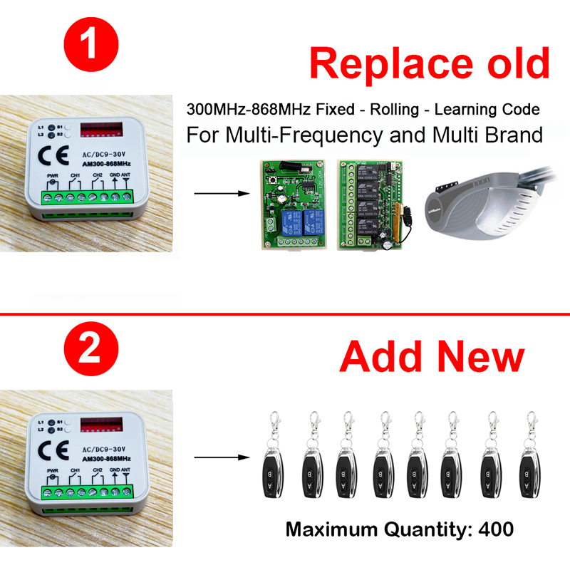 1-20개 신형 범용 RX MULTI 300~868MH - 433Mhz Receiver Module 리뷰 및 가격