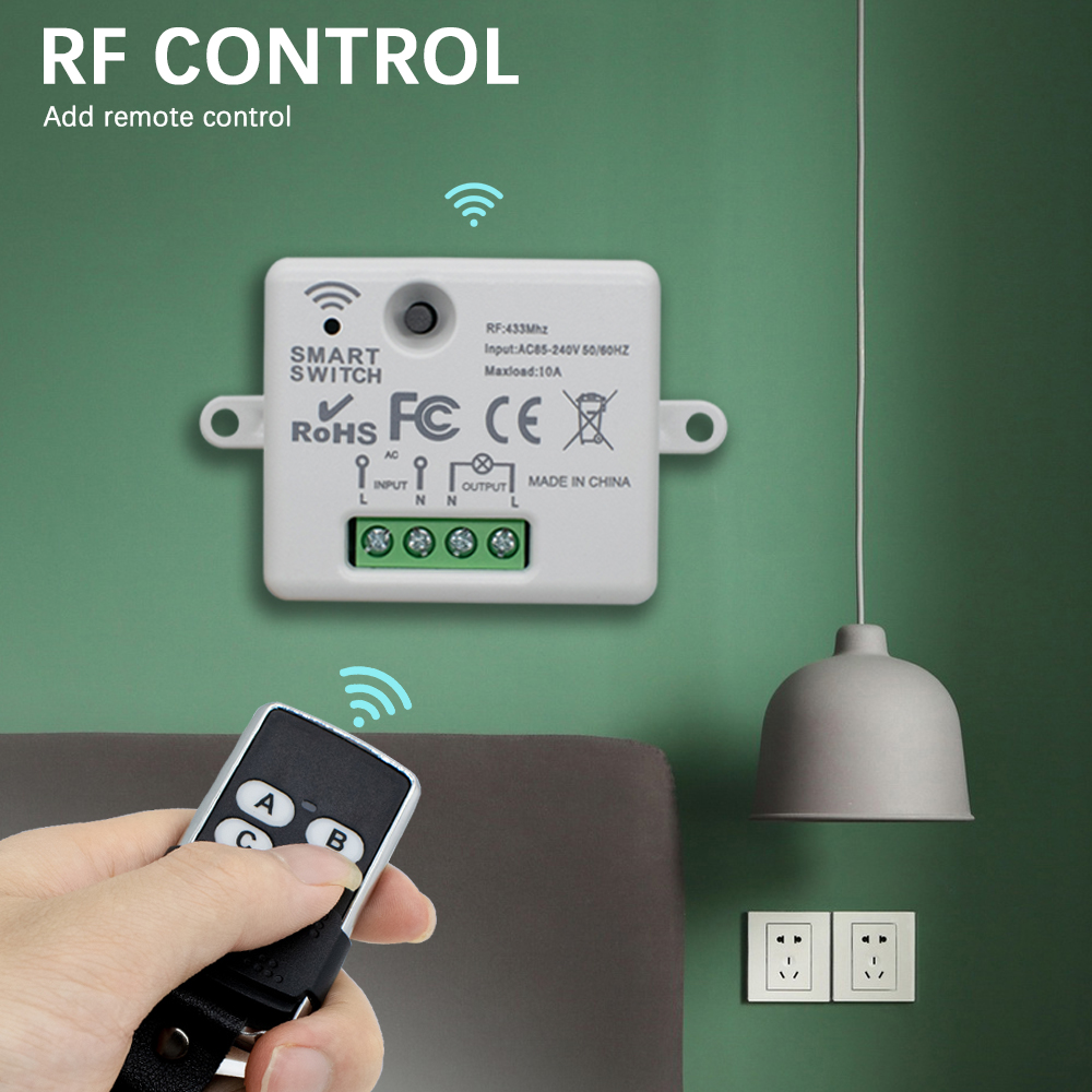 220V 1CH 무선 원격 제어 스위치 433MHz R - 433Mhz Receiver Module 리뷰 및 가격