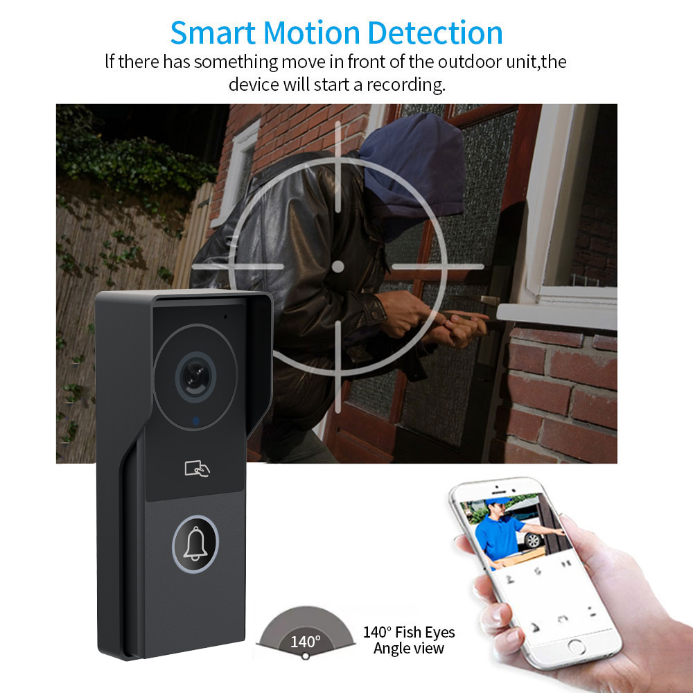 와이파이 비디오 도어벨 시스템 1080P 비주얼 도어폰 - Smart Doorbell Wired 리뷰 및 가격