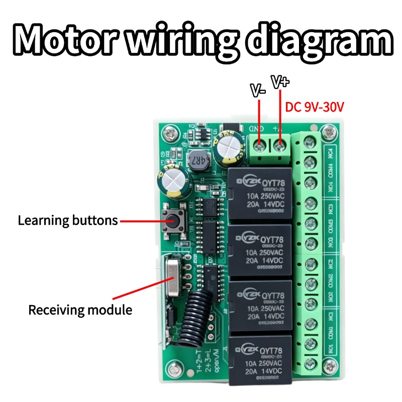 범용 무선 리모컨 스위치 DC 12V 4채널 릴레이 수 - 433Mhz Receiver Module 리뷰 및 가격