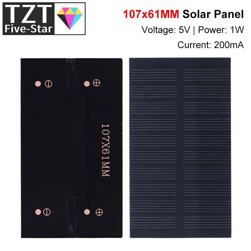 스마트 전자 태양 전지 패널 1W 5V, 전자 DIY  - Home Automation System Diy 리뷰 및 가격