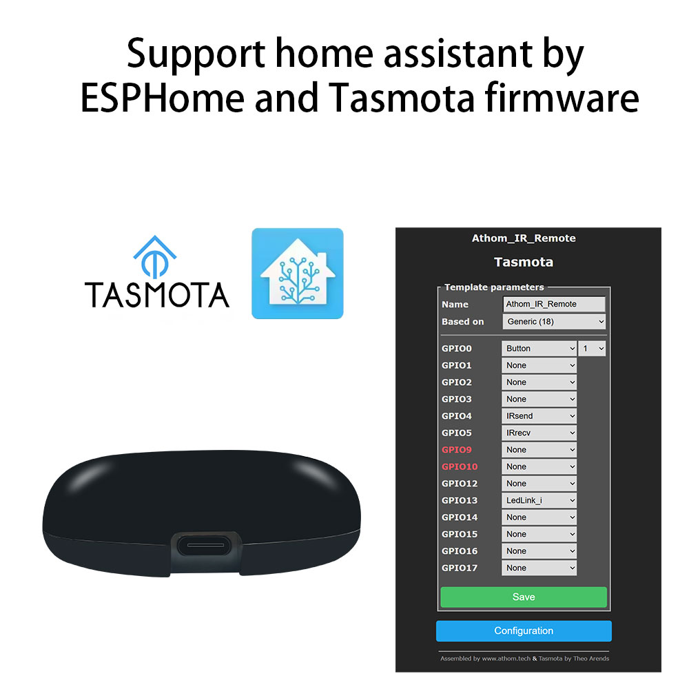 Tasmota MQTT IR 리모컨 ESP8285는 홈 - Home Automation Technology 리뷰 및 가격